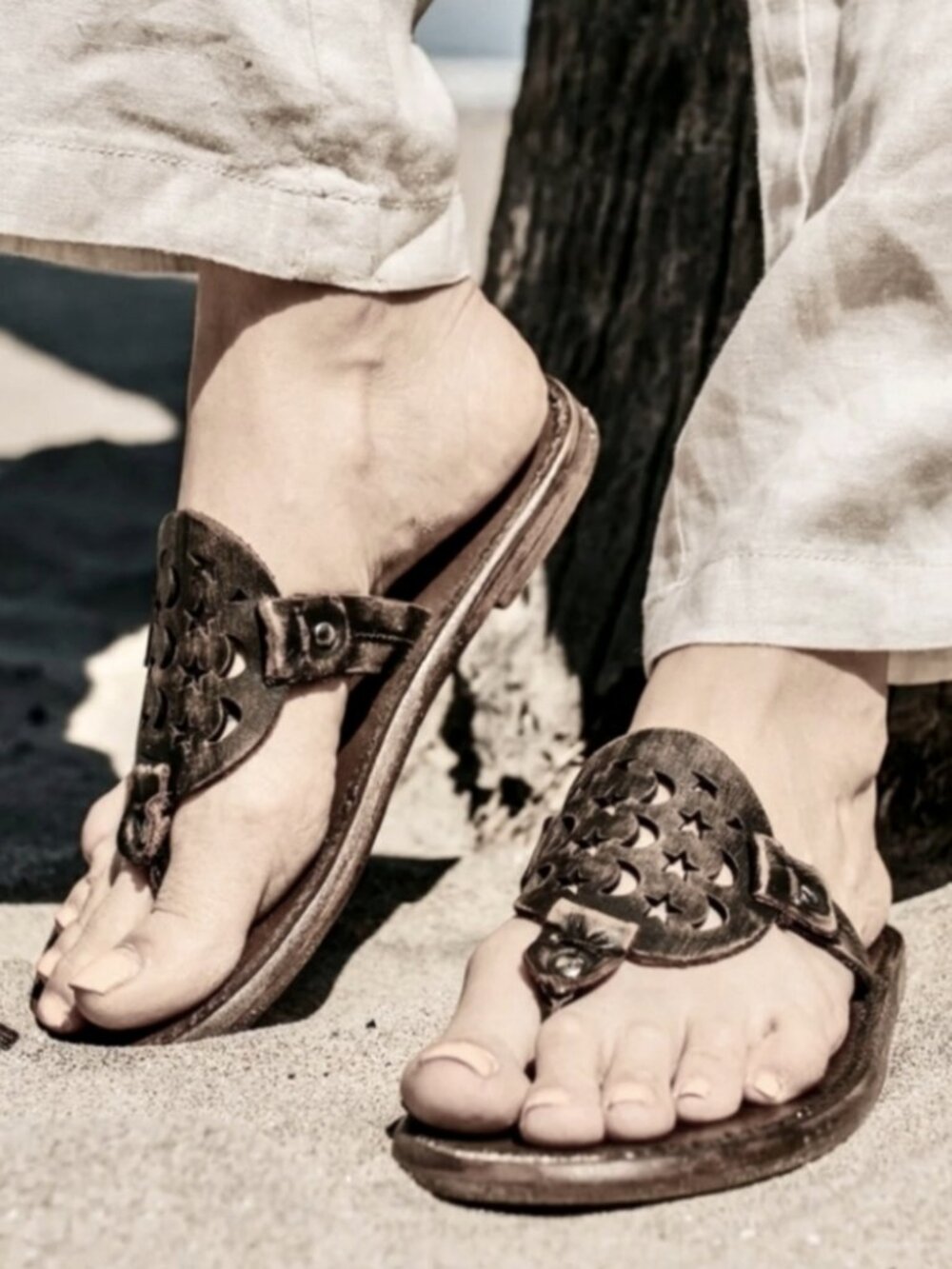 Freebird by Steven Women's Vallarta Leather Sandal size 9